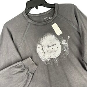 Aerie Graphic Sweatshirt Nostalgia Record Player Relaxed Loungewear Womens XS